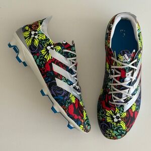 adidas Gamemode FG Soccer Cleats Mens 7.5 Floral Rainbow Football Grass Field